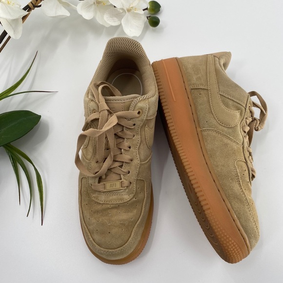 nike air force 1 mushroom suede